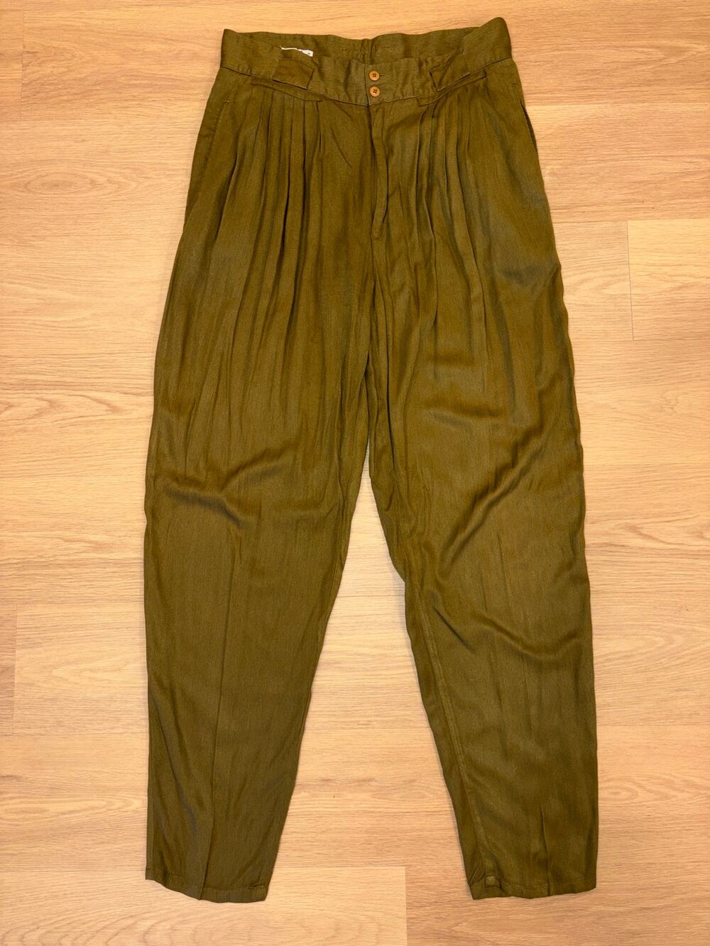 Bojo One World vintage olive green trouser pants size 36